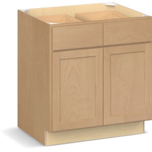 RELIABILT Parkstone II Base Cabinet, Wheat Stained, 30" W, 2 Doors 2 Drawers, Fully Assembled, ADA - 641118 | Lowe's Pro Supply